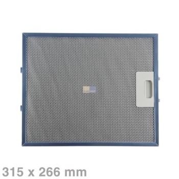 Metal grease filters AEG, Electrolux, Juno, Zanker, GRI0009219A, 4055099172, Bauknecht 480122102168, buas7372