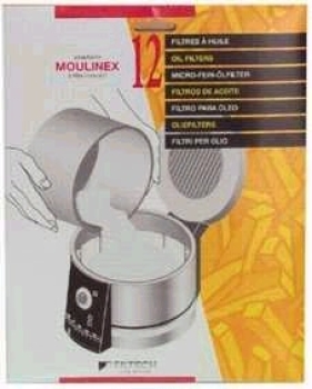 Ölfilter, Oelfilter 12Stück,  Typ 711.1  für Moulinex Friteuse. w8-65008a