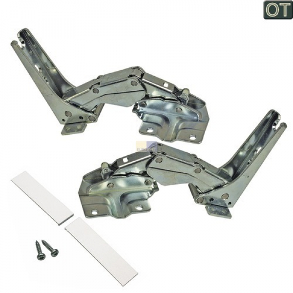 2x Flachscharnier Bosch, Siemens, Neff 00481147