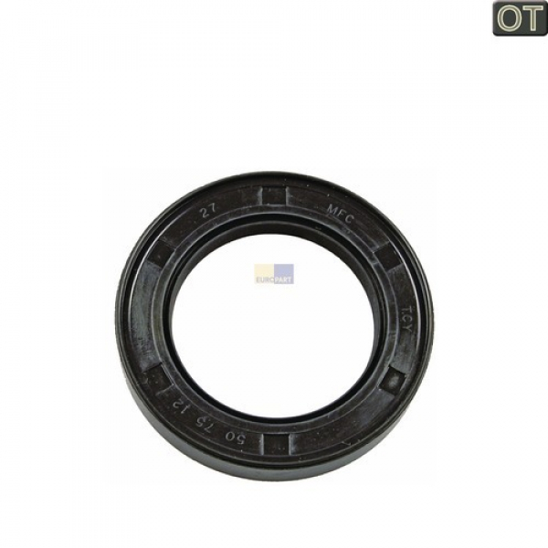 Wellendichtung 50x75x12mm, Bauknecht, Whirlpool, Philips, Ignis. bu58185