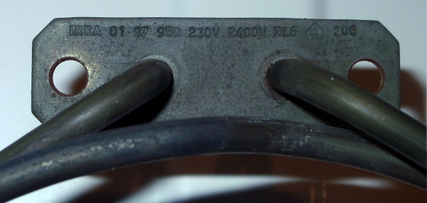 Backofen-Heißluft-Heizelement 2400W für Whirlpool 481225928106, bu003