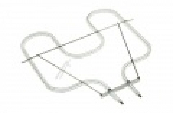 Backofenheizung Gorenje 262679, Bauknecht 480121103862, Quelle, Privileg Unterhitze,   buas6554