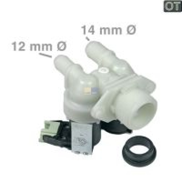 Einlaufventil 2fach AEG, Electrolux, Zanker, Zanussi,   buas9194