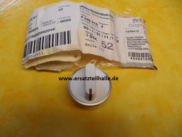 Drehknopf Miele, Imperial,  buas3458