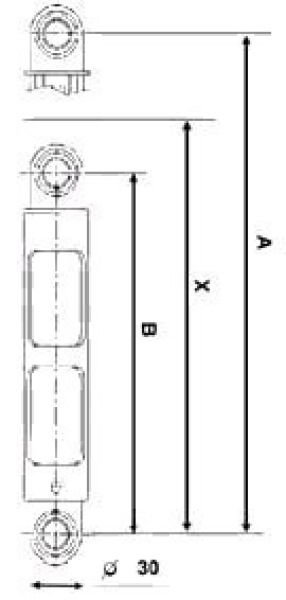 Stoßdämpfer universal,  8mm, 100N,           buw1-05030