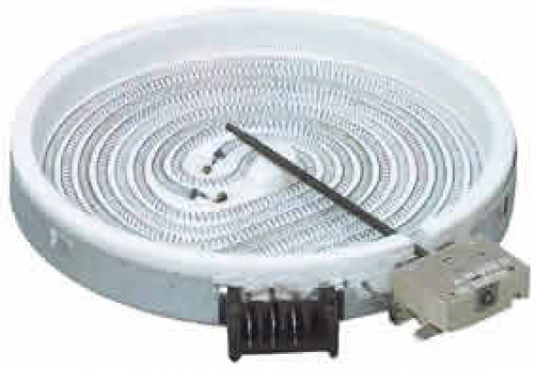 Strahlheizkörper einkreis, 140mm, 1200W, 230V, AEG, Juno,    bu105