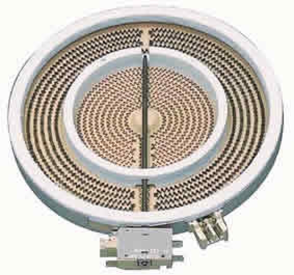 Strahlheizkörper zweikreis, 230/140mm, Bosch, Siemens, Neff, EGO 1053211004, bu214
