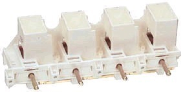 4-Block mit 7-Takt Schaltern Whirlpool, Bauknecht, Philips,   buw4-41208